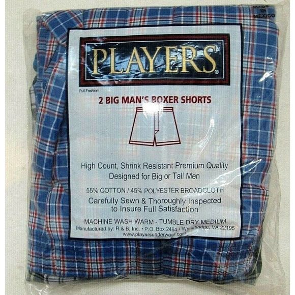 PLAYERS Boxer Shorts ASSORTED Patterns Colors 2-Pk - Picture 2 of 2